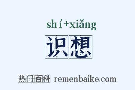 识想是什么意思的图片